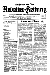 Österreichische Arbeiter-Zeitung 19380219 Seite: 1