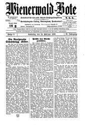 Wienerwald-Bote 19380219 Seite: 1