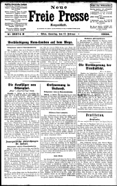 Neue Freie Presse 19380212 Seite: 1