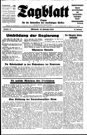 Tagblatt 19380216 Seite: 1