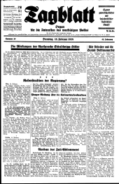 Tagblatt 19380215 Seite: 1