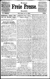 Neue Freie Presse 19210121 Seite: 1