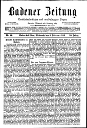 Badener Zeitung 19180206 Seite: 1