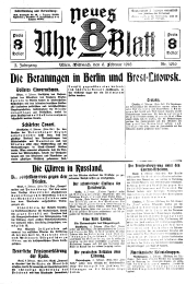 Neues 8 Uhr Blatt 19180206 Seite: 1