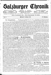 Salzburger Chronik 19180206 Seite: 1