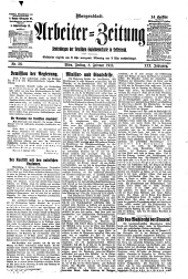 Arbeiter Zeitung 19180208 Seite: 1