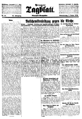 Prager Tagblatt 19180207 Seite: 1