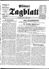 Pilsener Tagblatt 19180207 Seite: 1