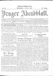 Prager Abendblatt 19180207 Seite: 1