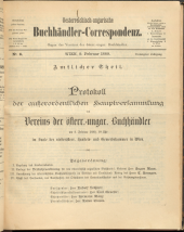 Oesterreichische Buchhändler-Correspondenz