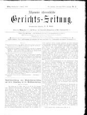 Allgemeine Österreichische Gerichtszeitung