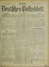 Deutsches Volksblatt 18890204 Seite: 1