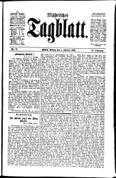 Mährisches Tagblatt 18890204 Seite: 1