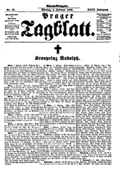 Prager Tagblatt 18890204 Seite: 1