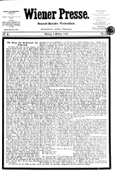 Wiener Presse 18890204 Seite: 1