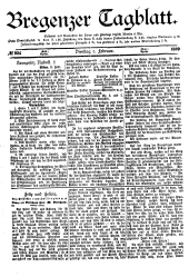 Bregenzer/Vorarlberger Tagblatt 18890205 Seite: 1