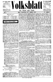 Volksblatt für Stadt und Land 18890207 Seite: 1