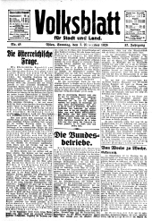 Volksblatt für Stadt und Land