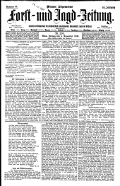 Forst-Zeitung 19261105 Seite: 1