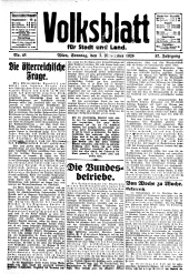 Volksblatt für Stadt und Land 19261107 Seite: 1