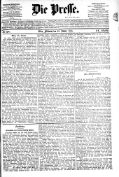 Die Presse 18680129 Seite: 1