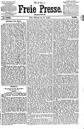 Neue Freie Presse 18680129 Seite: 1