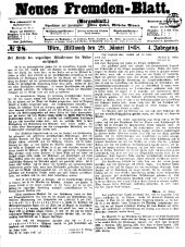 Neues Fremden-Blatt 18680129 Seite: 1