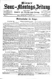 Wiener Sonn- und Montags-Zeitung