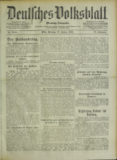 Deutsches Volksblatt 19130127 Seite: 1