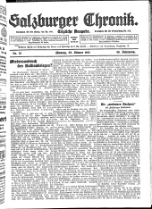 Salzburger Chronik 19130127 Seite: 1