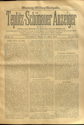 Teplitz-Schönauer Anzeiger 19130127 Seite: 1