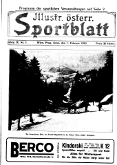 Illustriertes (Österreichisches) Sportblatt 19130201 Seite: 1