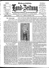 Österreichische Land-Zeitung 19130201 Seite: 1