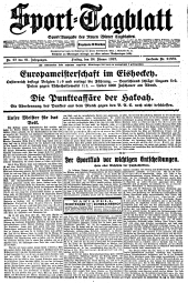 (Wiener) Sporttagblatt 19270128 Seite: 1