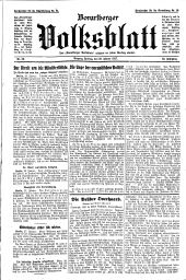 Vorarlberger Volksblatt 19270128 Seite: 1