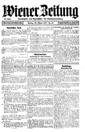 Wiener Zeitung 19270128 Seite: 1