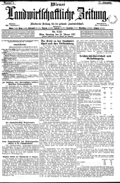 Wiener Landwirtschaftliche Zeitung 19270129 Seite: 1