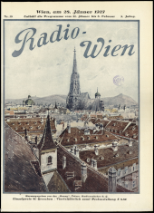 Radio Wien 19270131 Seite: 1