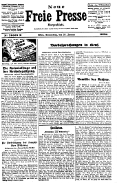 Neue Freie Presse 19380127 Seite: 1