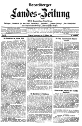 Vorarlberger Landes-Zeitung 19380127 Seite: 1