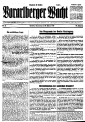 Vorarlberger Wacht 19380127 Seite: 1