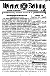 Wiener Zeitung 19380127 Seite: 1