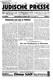 Jüdische Presse 19380128 Seite: 1