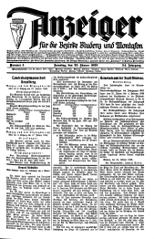 Bludenzer Anzeiger 19380129 Seite: 1