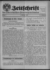 Zeitschrift d. Österr. Reichs-Verbandes f. Feuerwehr- und Rettungswesen 19380201 Seite: 1