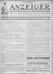 Oesterreichische Buchhändler-Correspondenz 19380204 Seite: 1