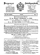 Bregenzer Wochenblatt 18580130 Seite: 1