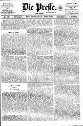 Die Presse 18580124 Seite: 1