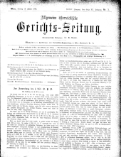 Allgemeine Österreichische Gerichtszeitung