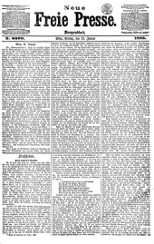 Neue Freie Presse 18830112 Seite: 1